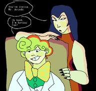 artist:ocellaroid character:arcade character:miss_locke pixel_art series:marvel_comics ship:arclocke // 1020x959 // 40KB