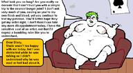 artist:ocellaroid barefoot character:joker_(dc_comics) first_person_view morbidly_obese morbidly_obese_male nude obese on_couch overweight pixel_art series:dc_comics text weight_gain year:2024 // 621x342 // 19KB