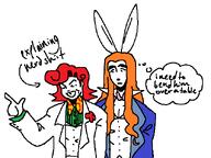 artist:ocellaroid character:arcade character:lorina_dodson pixel_art series:marvel_comics ship:arcrabbit text // 642x482 // 30KB