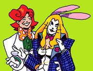 artist:ocellaroid character:arcade character:lorina_dodson pixel_art series:marvel_comics ship:arcrabbit // 569x433 // 28KB