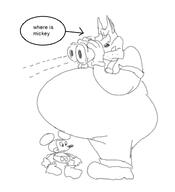 artist:ocellaroid character:mickey_mouse character:peg_leg_pete series:disney series:mickey_and_friends year:2024 // 681x746 // 75KB