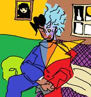 artist:ocellaroid character:two-face_(harvey_dent) pixel_art series:dc_comics // 480x516 // 28KB