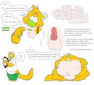 artist:ocellaroid character:mr_popularity furry morbidly_obese morbidly_obese_male obese overweight pixel_art text weight_gain year:2024 // 924x836 // 49KB