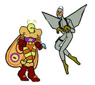 artist:ocellaroid character:drury_walker character:garfield_lynns pixel_art series:dc_comics ship:firemoth text // 4635x4164 // 1.1MB