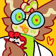 artist:ocellaroid character:arcade character:penny_p_pinecone pixel_art // 200x200 // 6.1KB